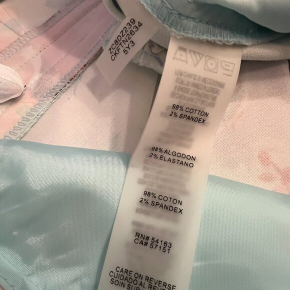 NWT - Calvin Klein - Women's trousers - Ankle - Multicolor floral print - Picture 9 of 10